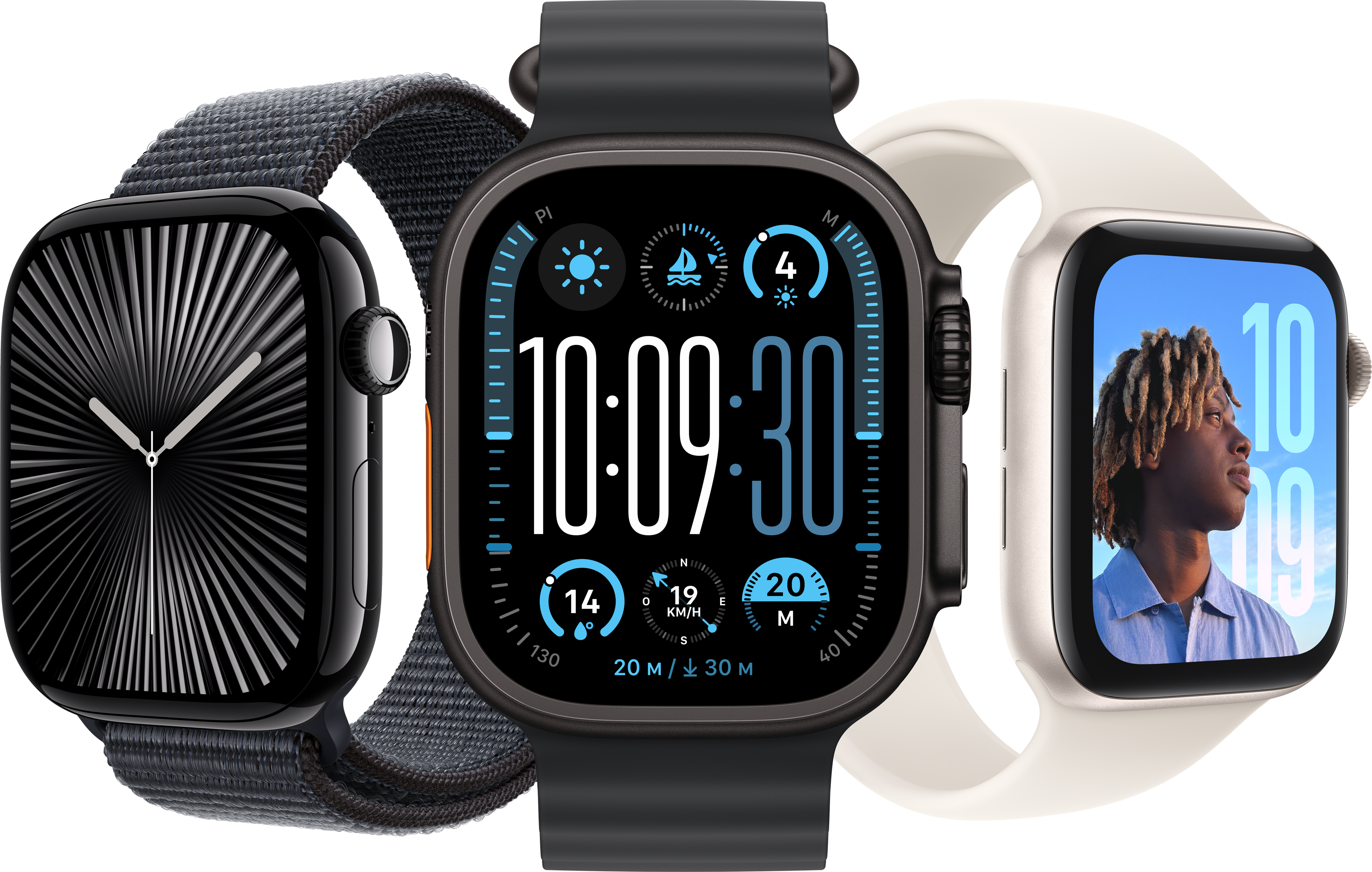 Image de Apple Watch SE (2024) / Series 10 / Ultra 2 (modèles 4G)