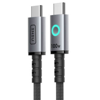 Câble magnétique 100W INIU noir 1,2m