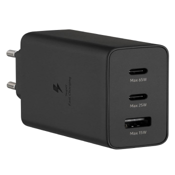 Base chargeur Samsung trio 65W noir