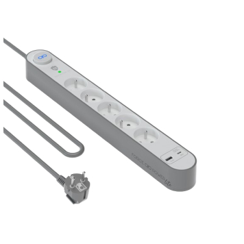 Multiprise parafoudre Force Power Lite (5 prises + USB-A + USB-C)