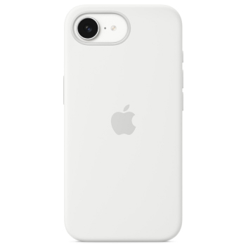Coque silicone blanc pour iPhone 16e